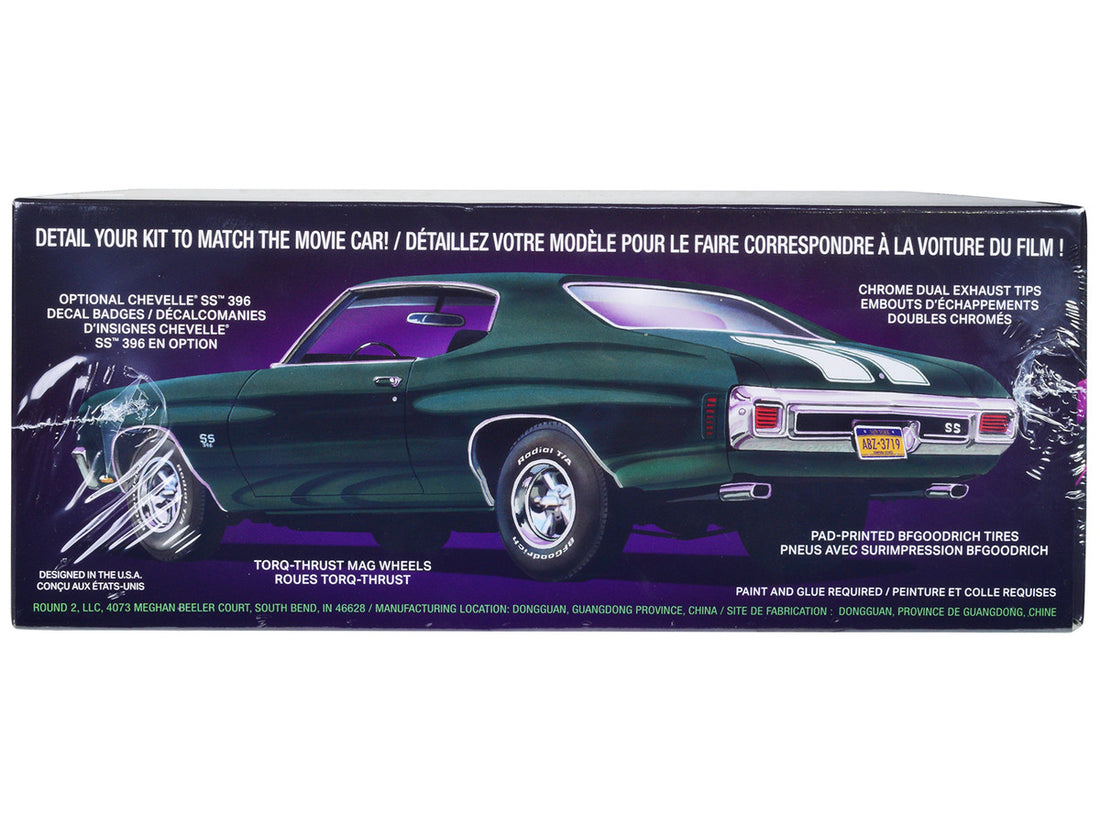 Skill 2 Model Kit 1970 Chevrolet Chevelle SS "John Wick" (2014) Movie 1/25 Scale Model by AMT-2