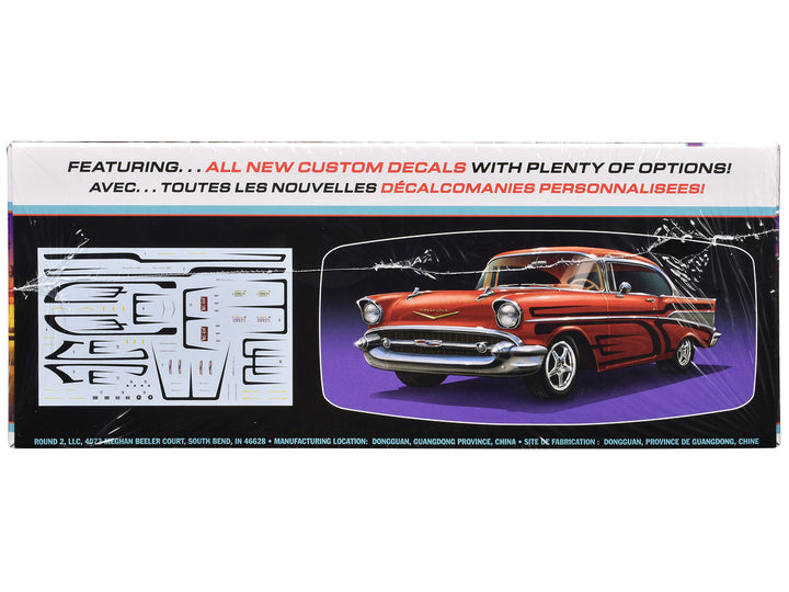 Skill 2 Model Kit 1957 Chevrolet Bel Air Street Machine "Kustom Kruisers" 1/25 Scale Model by AMT-1