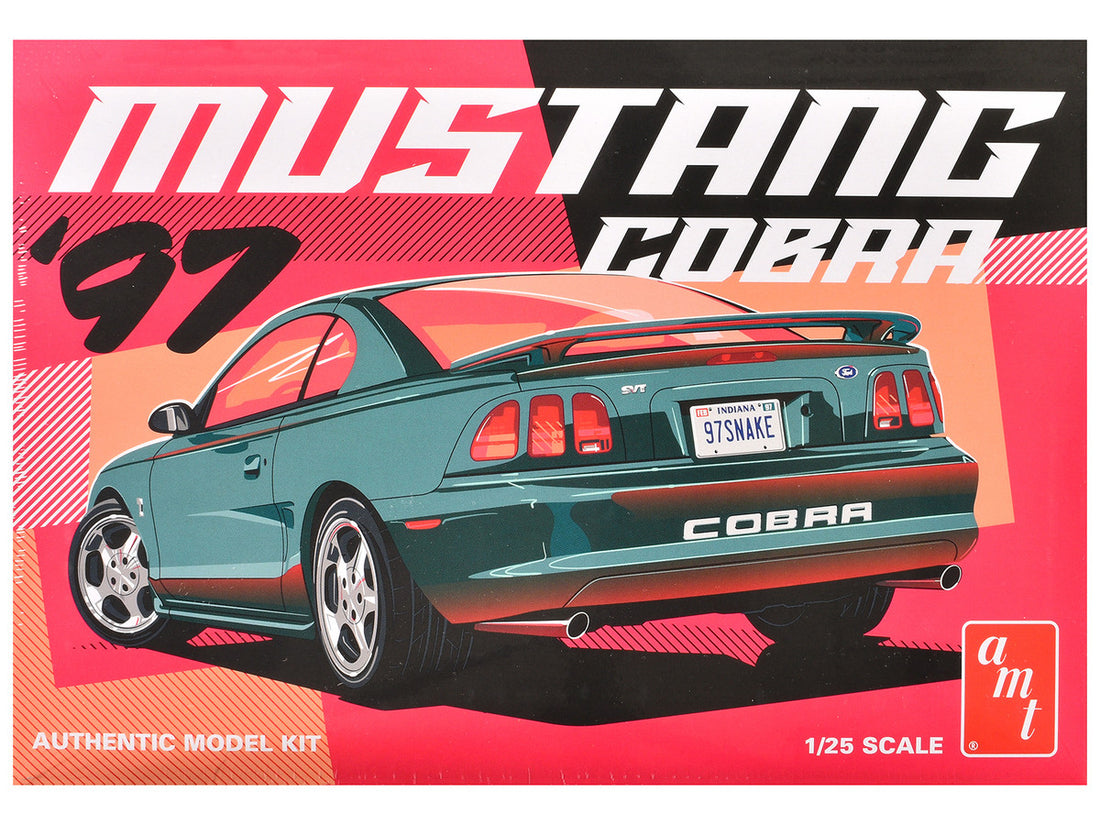 1997 Ford Mustang Cobra 1/25 Scale Skill 2 Model Kit  by AMT 4