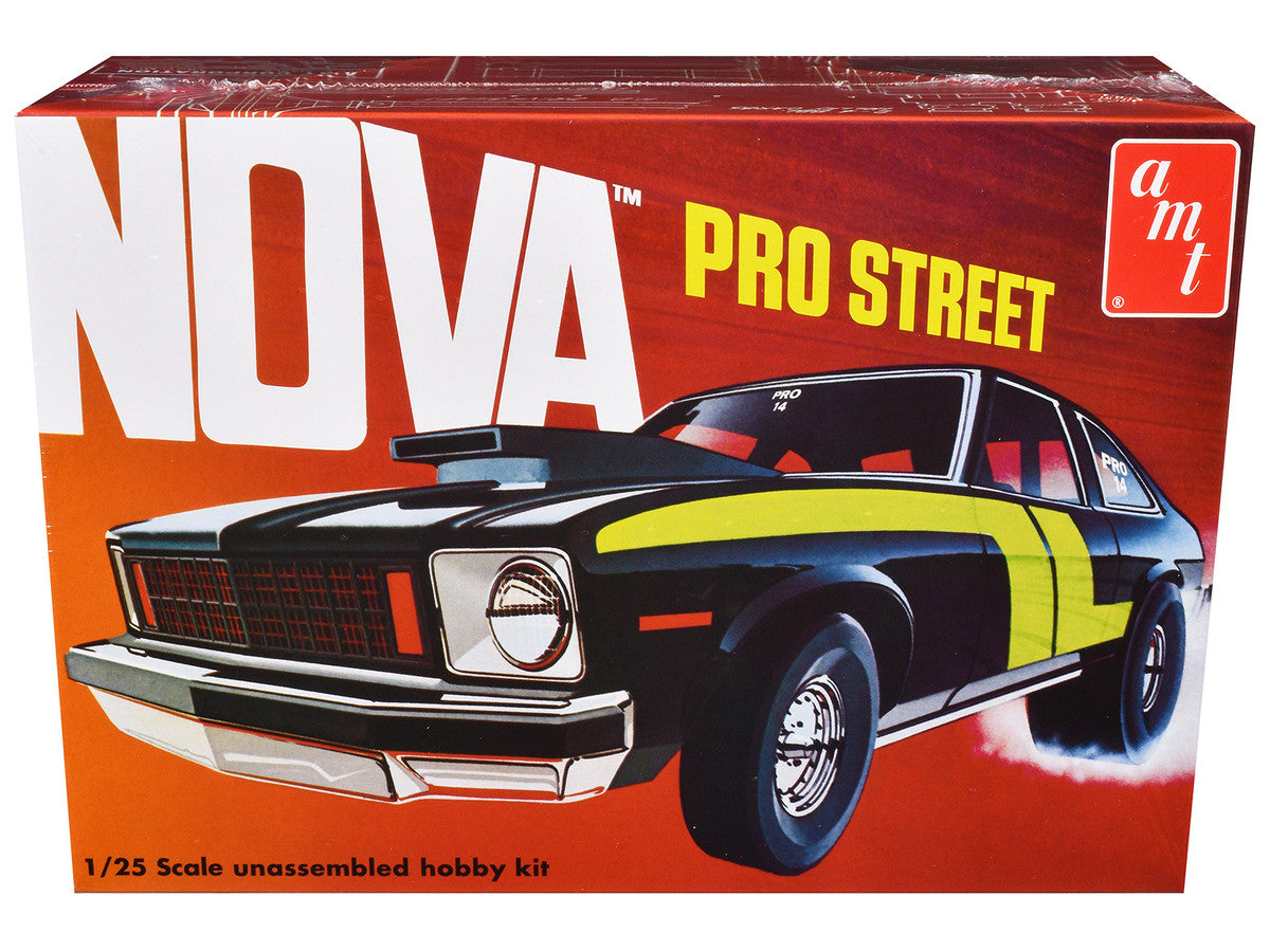 AMT Chevrolet Nova Pro Street 1:25 scale model kit vintage box artwork