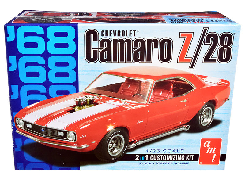 Skill 2 Model Kit 1968 Chevrolet Camaro Z/28 2-in-1 Kit 1/25 Scale Model by AMT-0