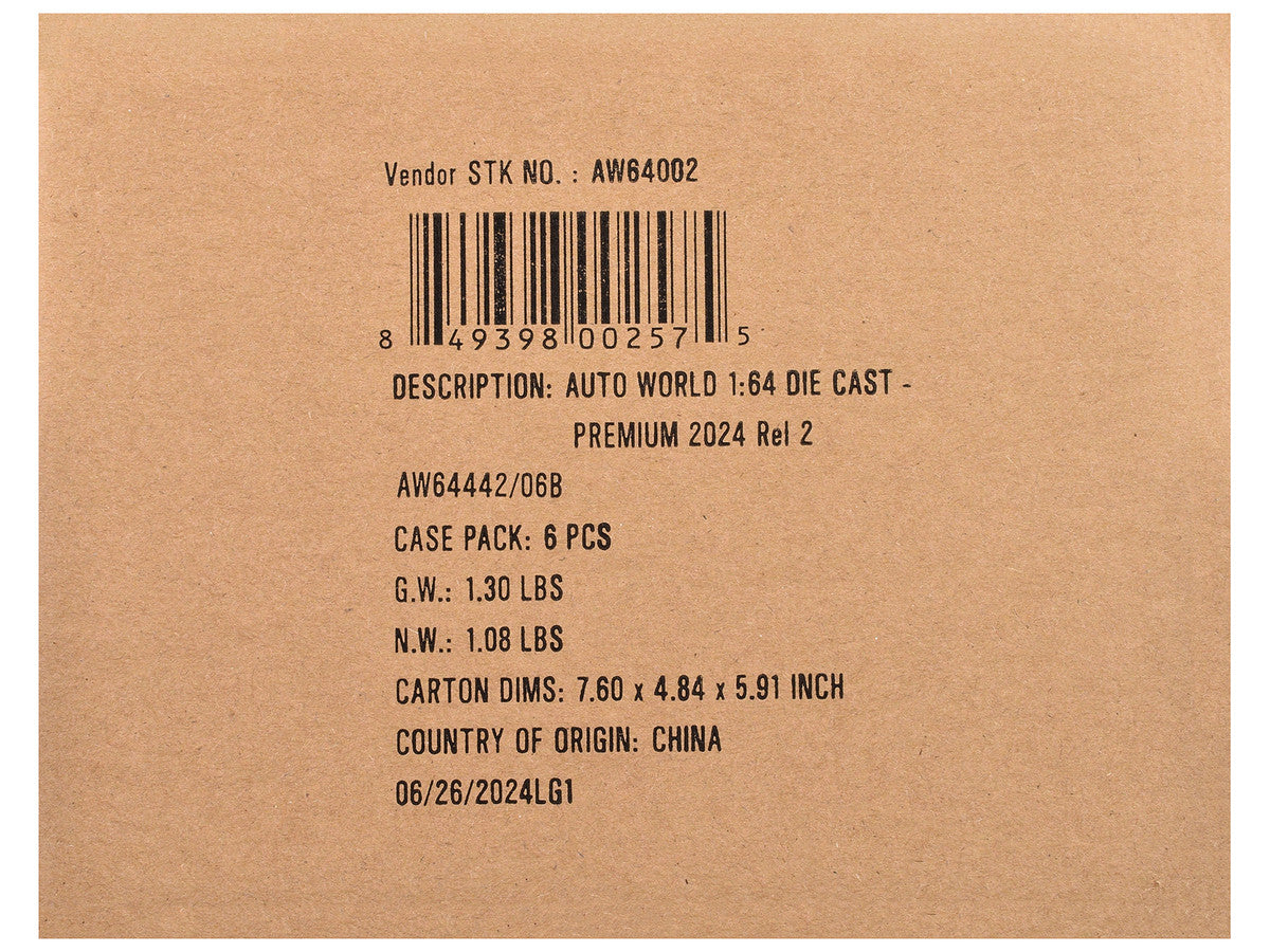 Auto World Premium 2024 Set B of 6 pieces Release 2 1/64 Diecast Model Cars by Auto World-2