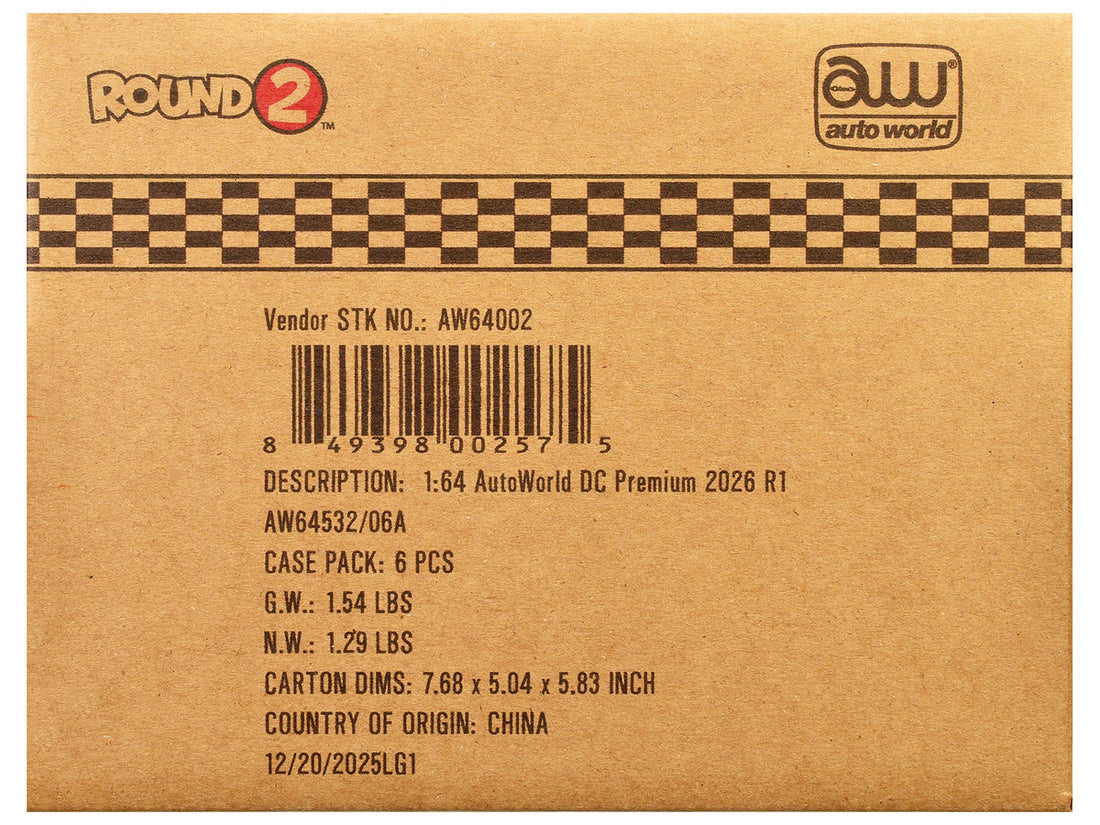 Auto World Premium 2026 Release 1 Set A of 6 pieces 1/64 Diecast Model Cars by Auto World-2