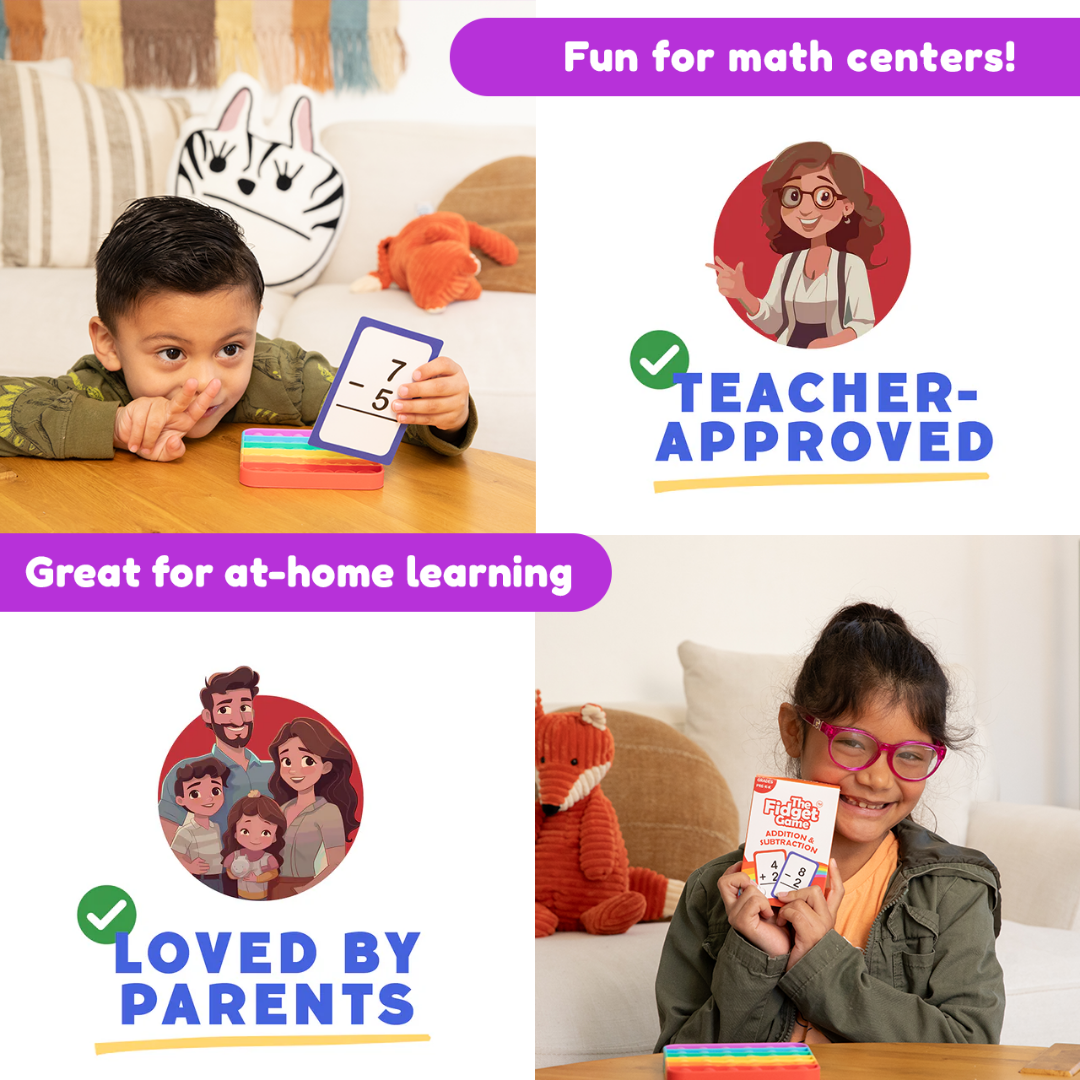 Pre-K & Kindergarten Addition & Subtraction Card Pack 7