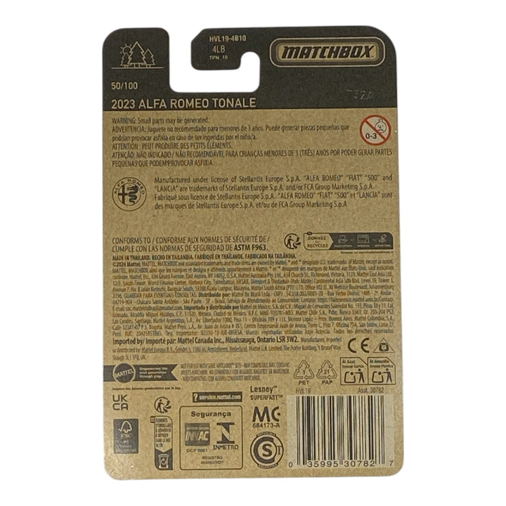 Matchbox 2023 Alfa Romeo Tonale - Matchbox Series 50/100 2