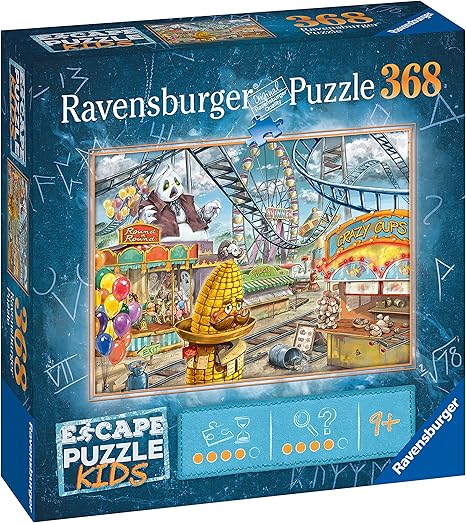 Ravensburger Amusement Park Escape Puzzle- 368-Piece Jigsaw Puzzle - 2