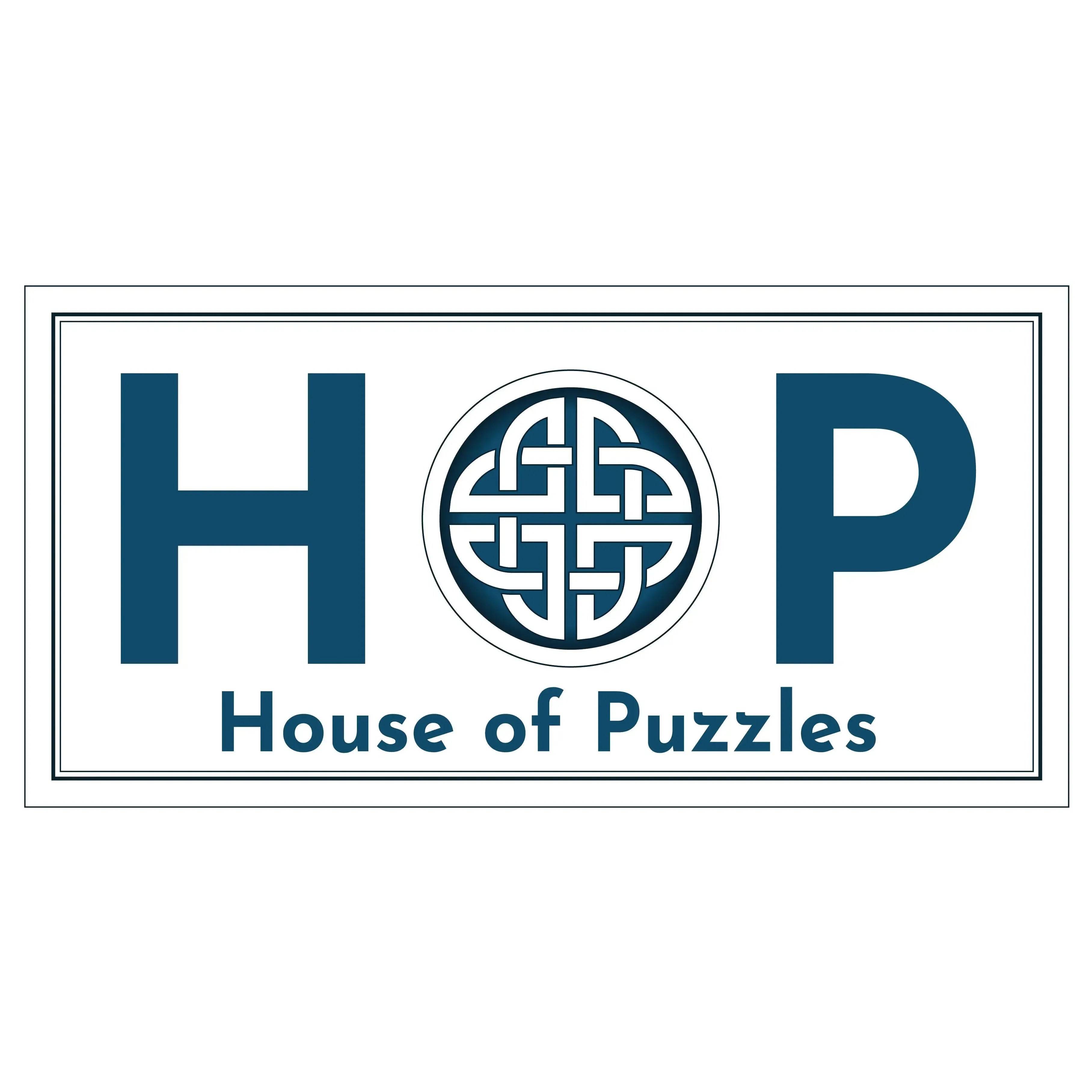 House of Puzzles HOP brand logo