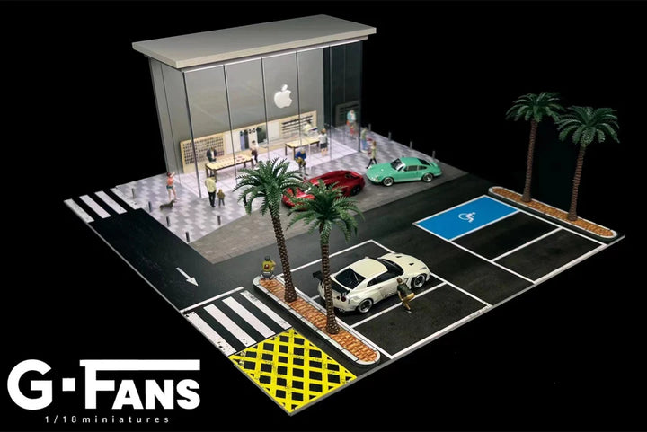 Apple Store 1:64 Scale Diorama Model by G-Fans 710032