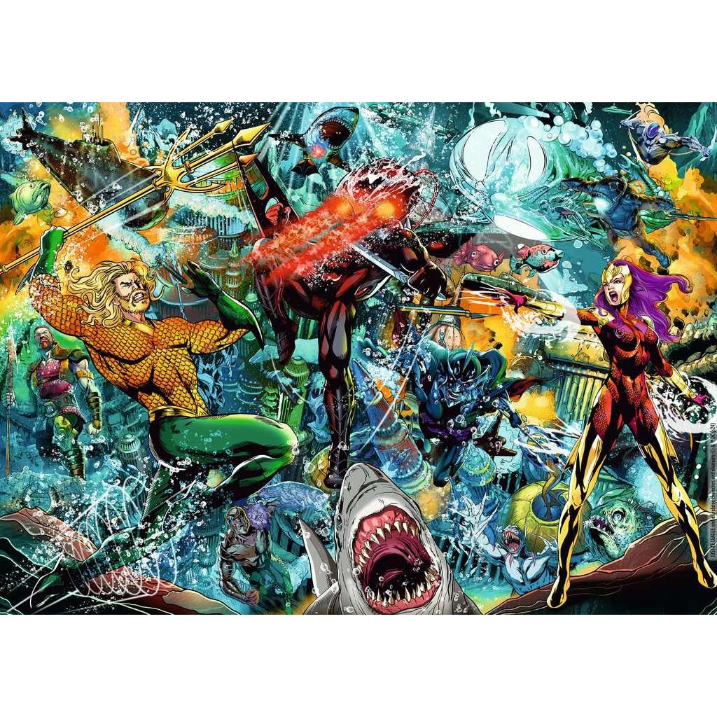 Aquaman "DC Collector's Edition" 1000 Piece Jigsaw Puzzle Ravensburger 2