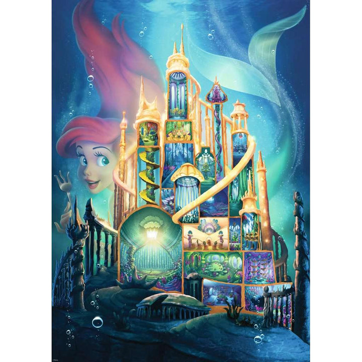 Ariel "Disney Castle Collection" 1000 Piece Jigsaw Puzzle Ravensburger 2