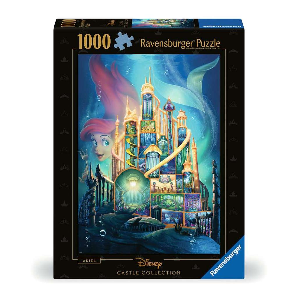 Ariel "Disney Castle Collection" 1000 Piece Jigsaw Puzzle Ravensburger