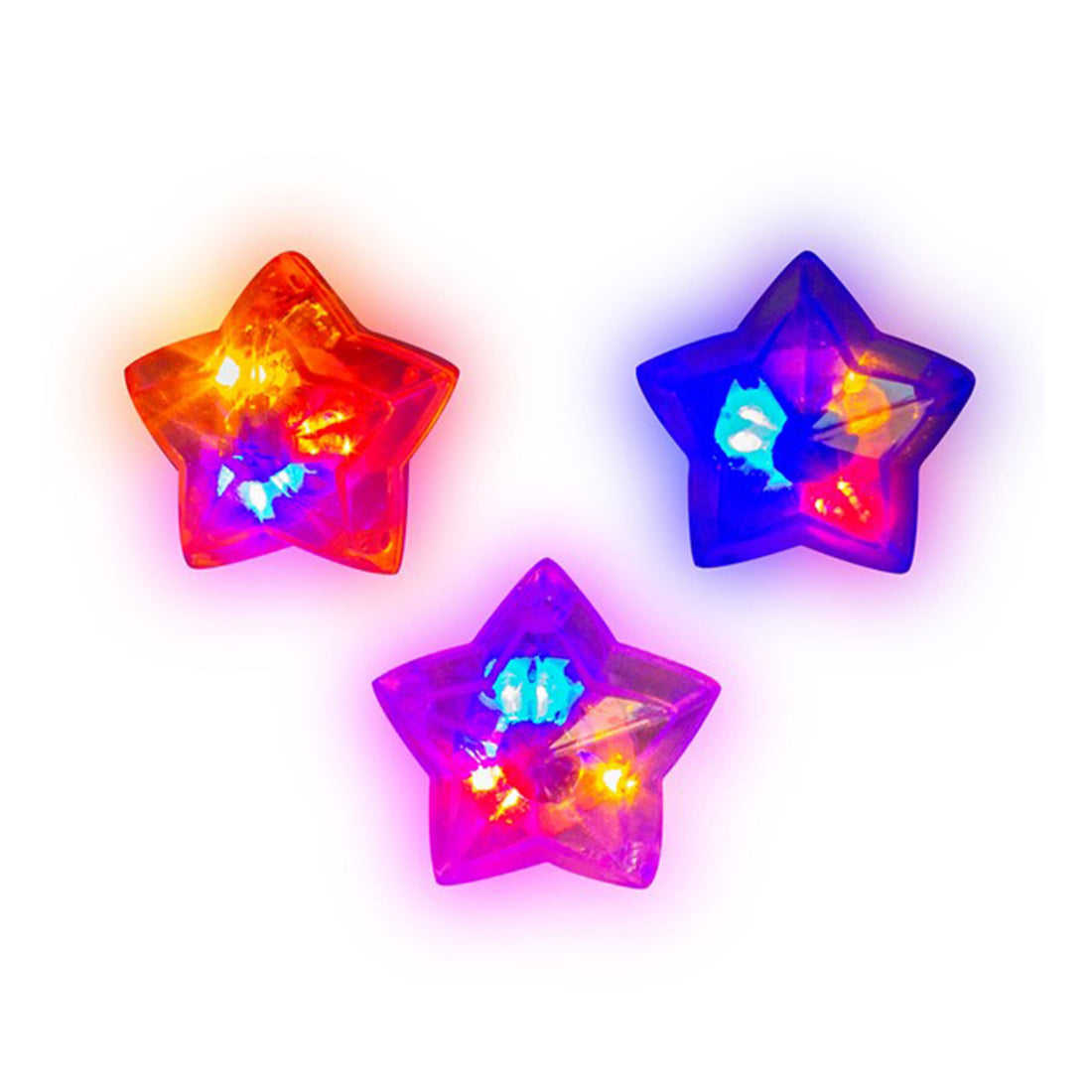 Assorted 1 pack of 24 Star Shaped Gem Rings-2