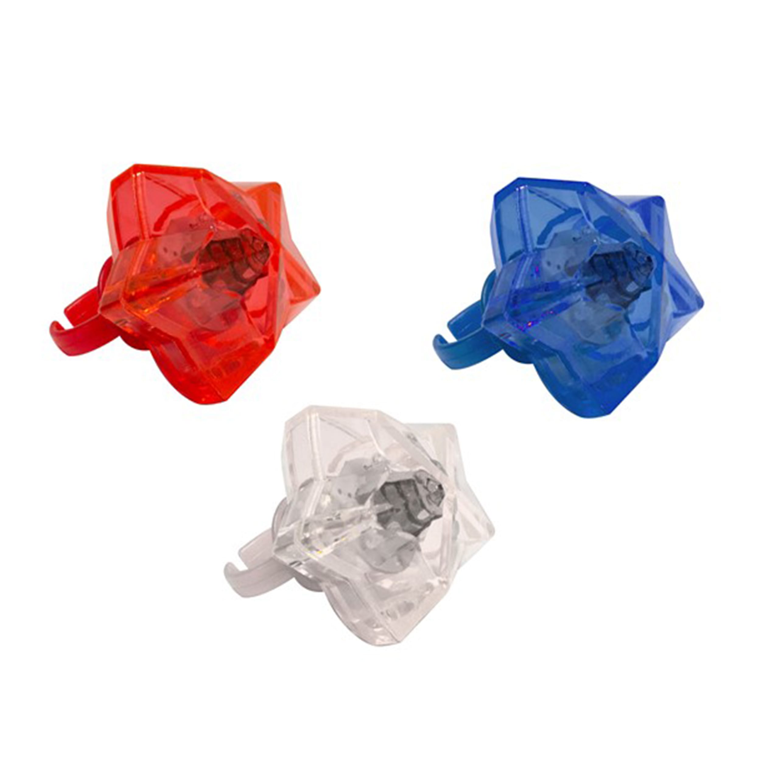 Assorted 1 pack of 24 Star Shaped Gem Rings-1