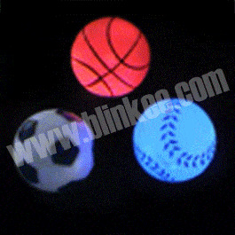Assorted Flashing Mini Sports Bouncy Balls-0