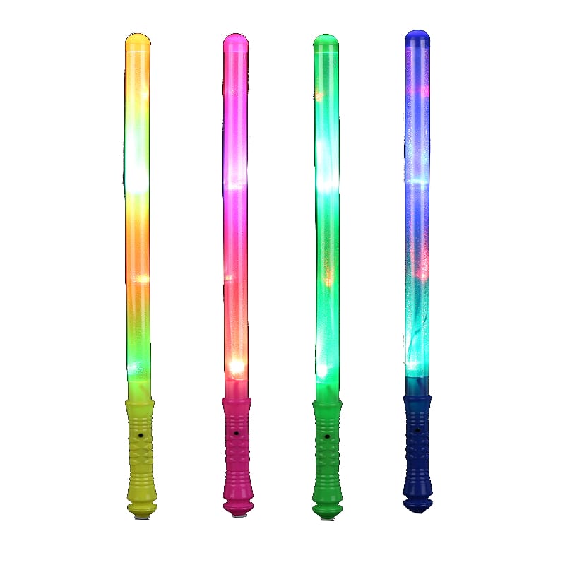 Assorted Light Up Baton Stick Wand Pack of 12-0