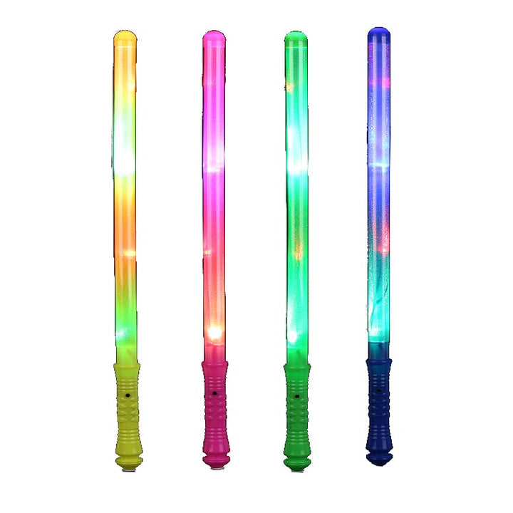 Assorted Light Up Baton Stick Wand Pack of 12-0