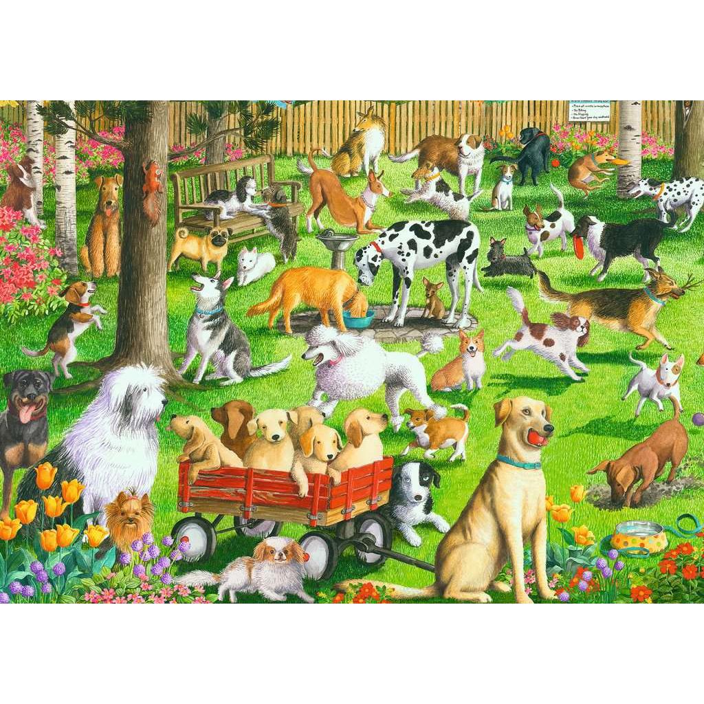 At the Dog Park 500 Piece Jigsaw Puzzle Ravensburger 2