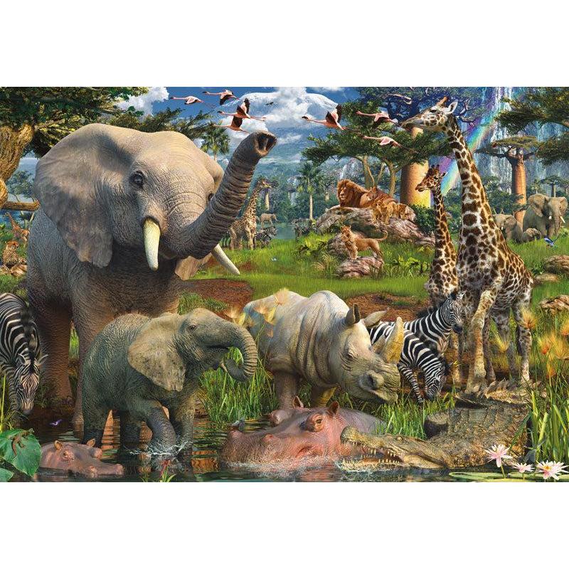 At the Waterhole 18000 Piece Jigsaw Puzzle Ravensburger 2