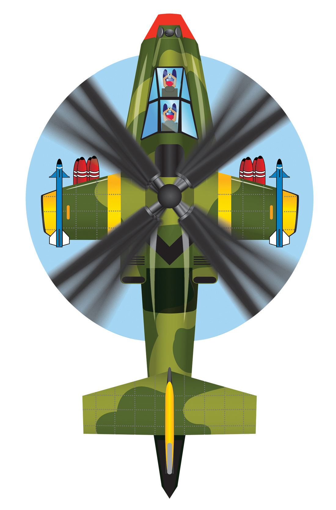 Kite - FlightZone 54 inch tall Attack Copter