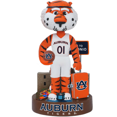 Auburn Tigers Aubie the Tiger Welcome to San Antonio Bobblehead 2