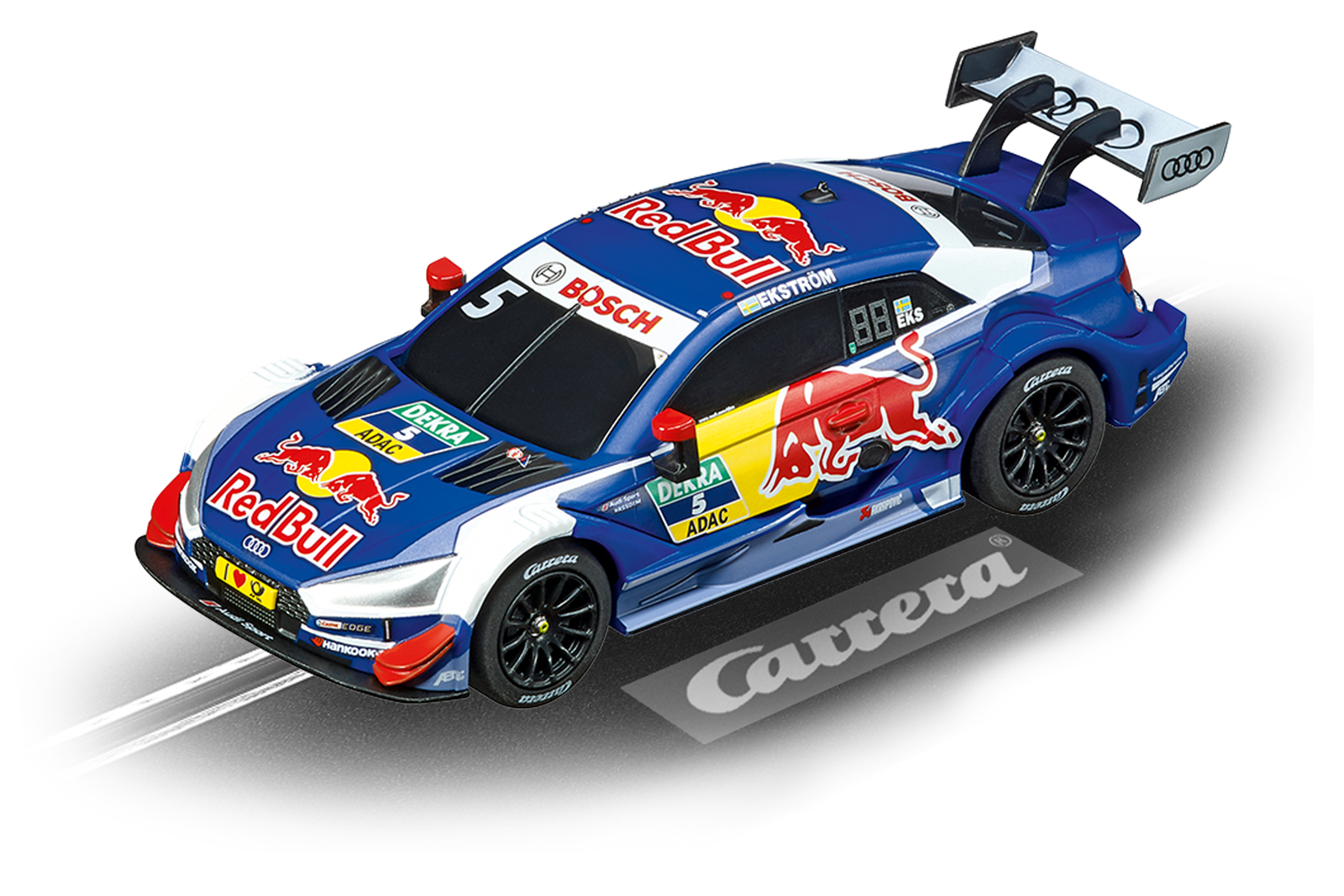 Audi RS 5 DTM "M. Ekstrom #5 Carrera GO!!! 1:43 Scale Analog Slot Car Close up view.