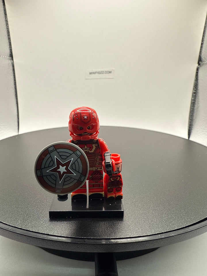 Red Super Soldier Minifigure for Lego 2