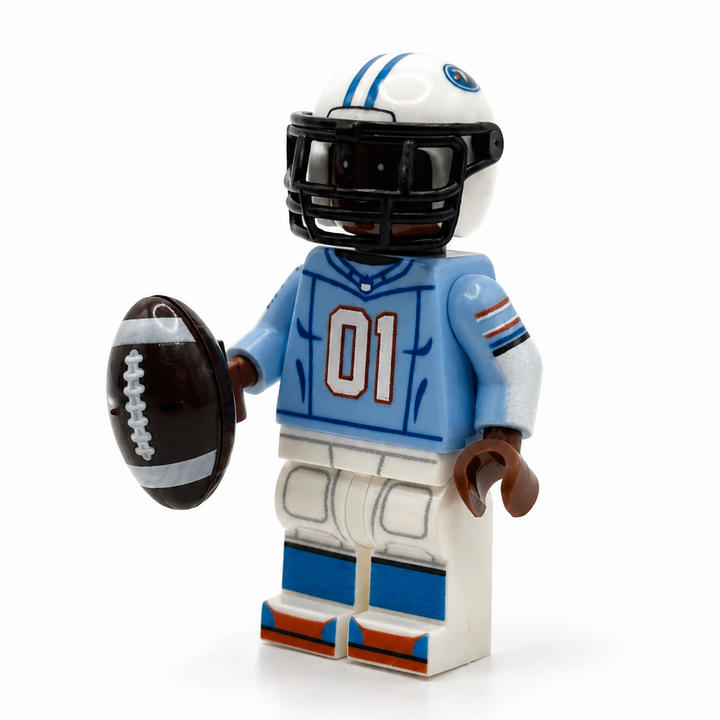QB Ward TEN football player custom LEGO minifigure
