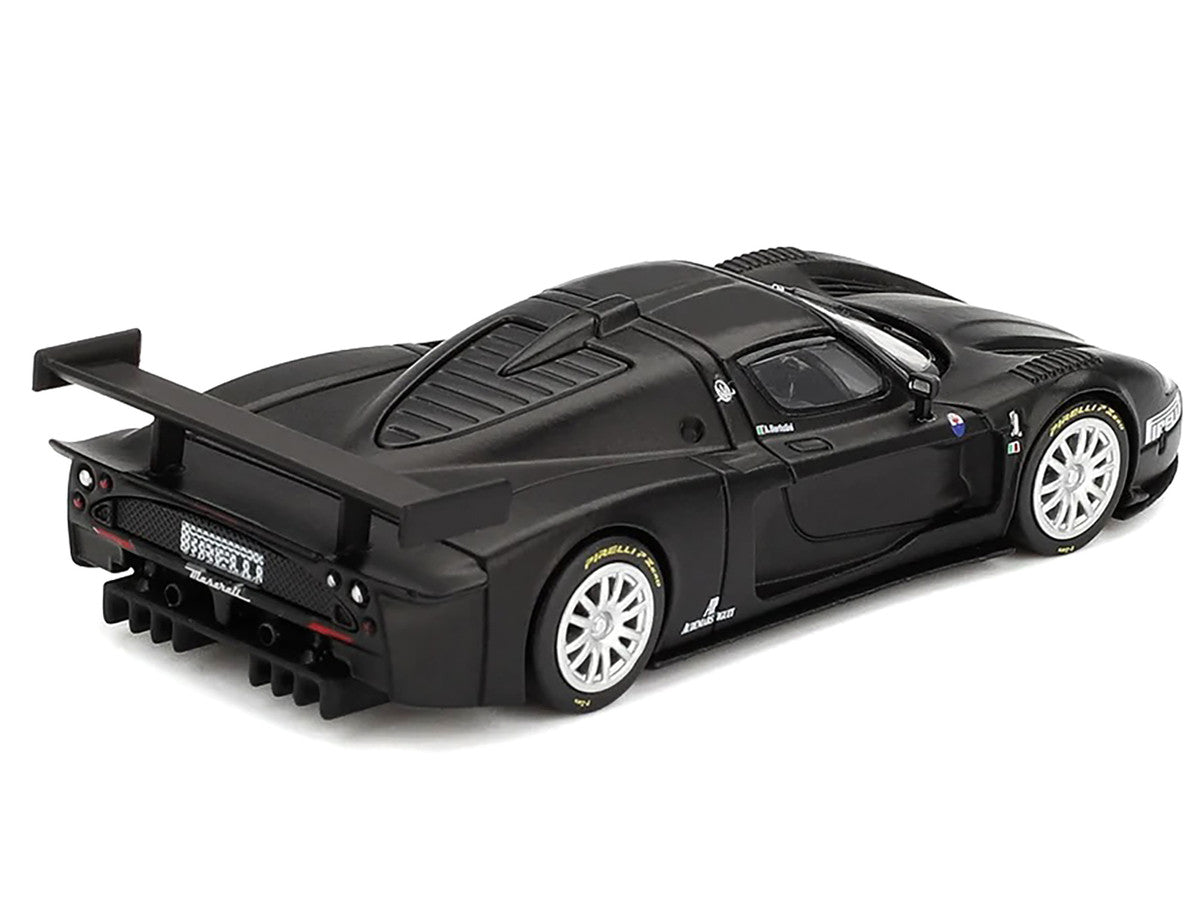 Maserati MC12 Competizione "Test Fiorano 2004" Matt Black 1/64 Diecast Model Car by BBR