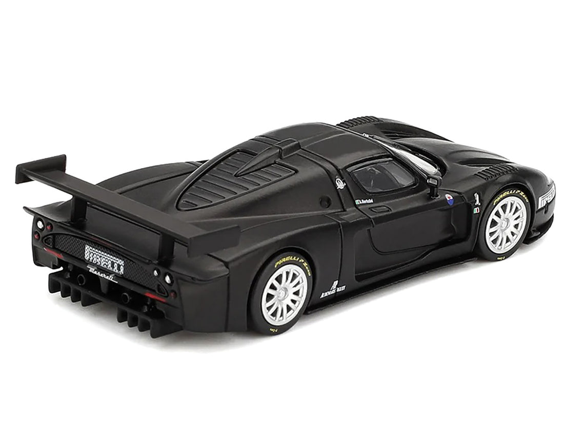 Maserati MC12 Competizione "Test Fiorano 2004" Matt Black 1/64 Diecast Model Car by BBR