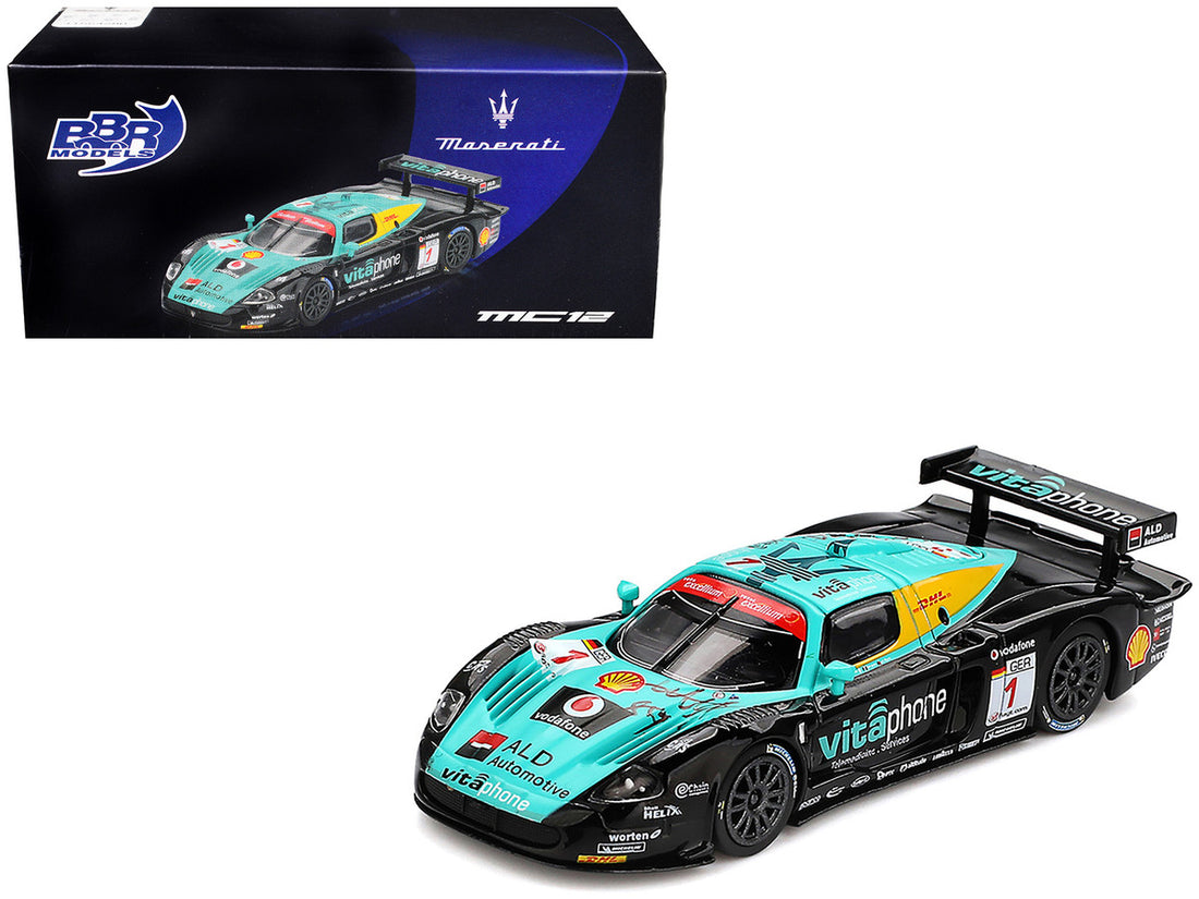 Maserati MC12 Competizione #1 Michael Bartels - Andrea Bertolini - Eric van de Poele - Stephane Sarrazin "Vitaphone Racing Team" Winner "24 Hours of Spa" (2008) 1/64 Diecast Model Car by BBR 4