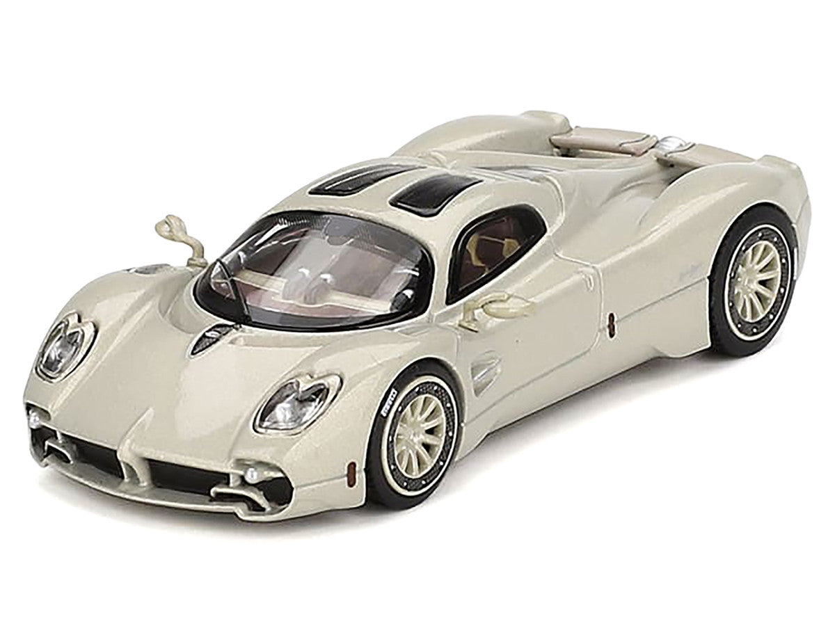 Pagani Utopia Presentation Grigio Rinascimento Silver 1/64 Diecast Model Car by BBR-1