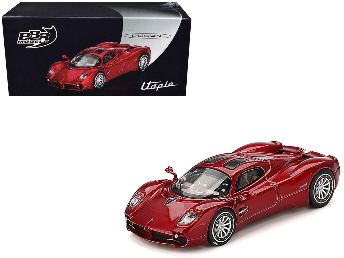 Pagani Utopia Dubai Red 1/64 Diecast Model Car by BBR-2