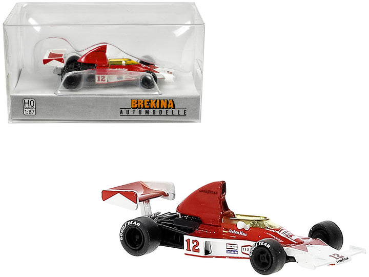 McLaren M23 #12 Jochen Mass "Formula One F1 World Championship" (1976) 1/87 (HO) Scale Model Car by Brekina-0