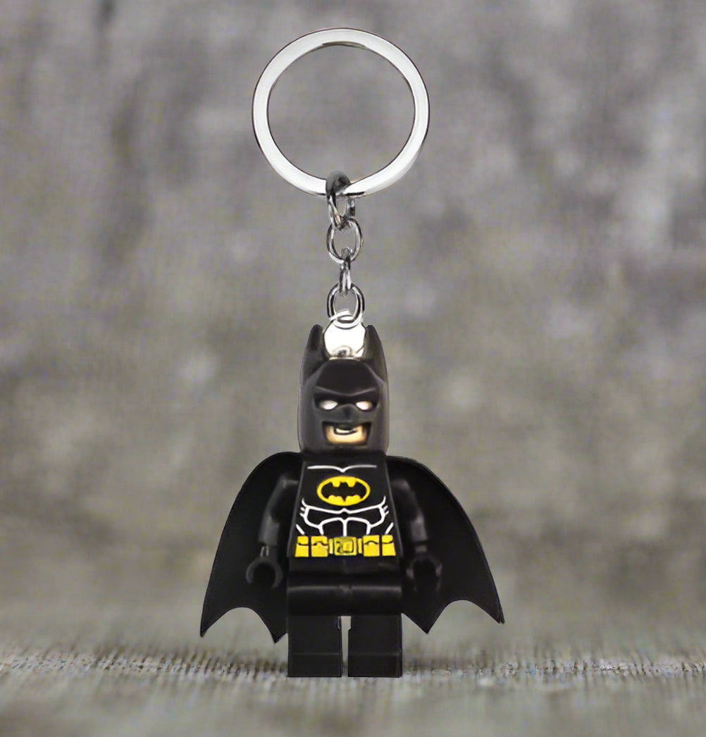 Batman Minifigure Custom Keychain - LEGO® Compatible – New 2