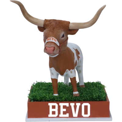 Bevo Texas Longhorns Live Mascot Bobblehead