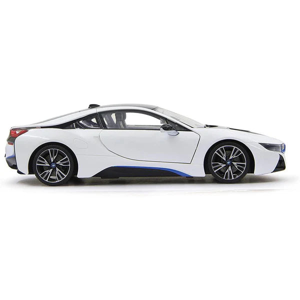 BMW i8 in White 1:14 Scale RC Remote Control Car by Rastar