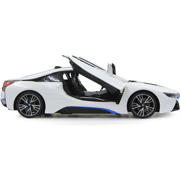 BMW i8 in White 1:14 Scale RC Remote Control Car by Rastar
