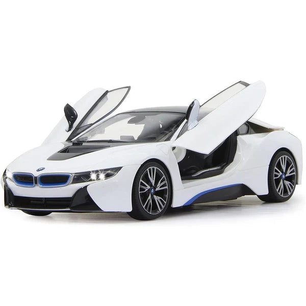 BMW i8 in White 1:14 Scale RC Remote Control Car by Rastar