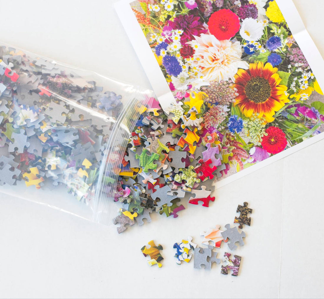 Boxcar Flower Farm Puzzle by DeAnna Tibbs – 500-Piece Floral Art 4