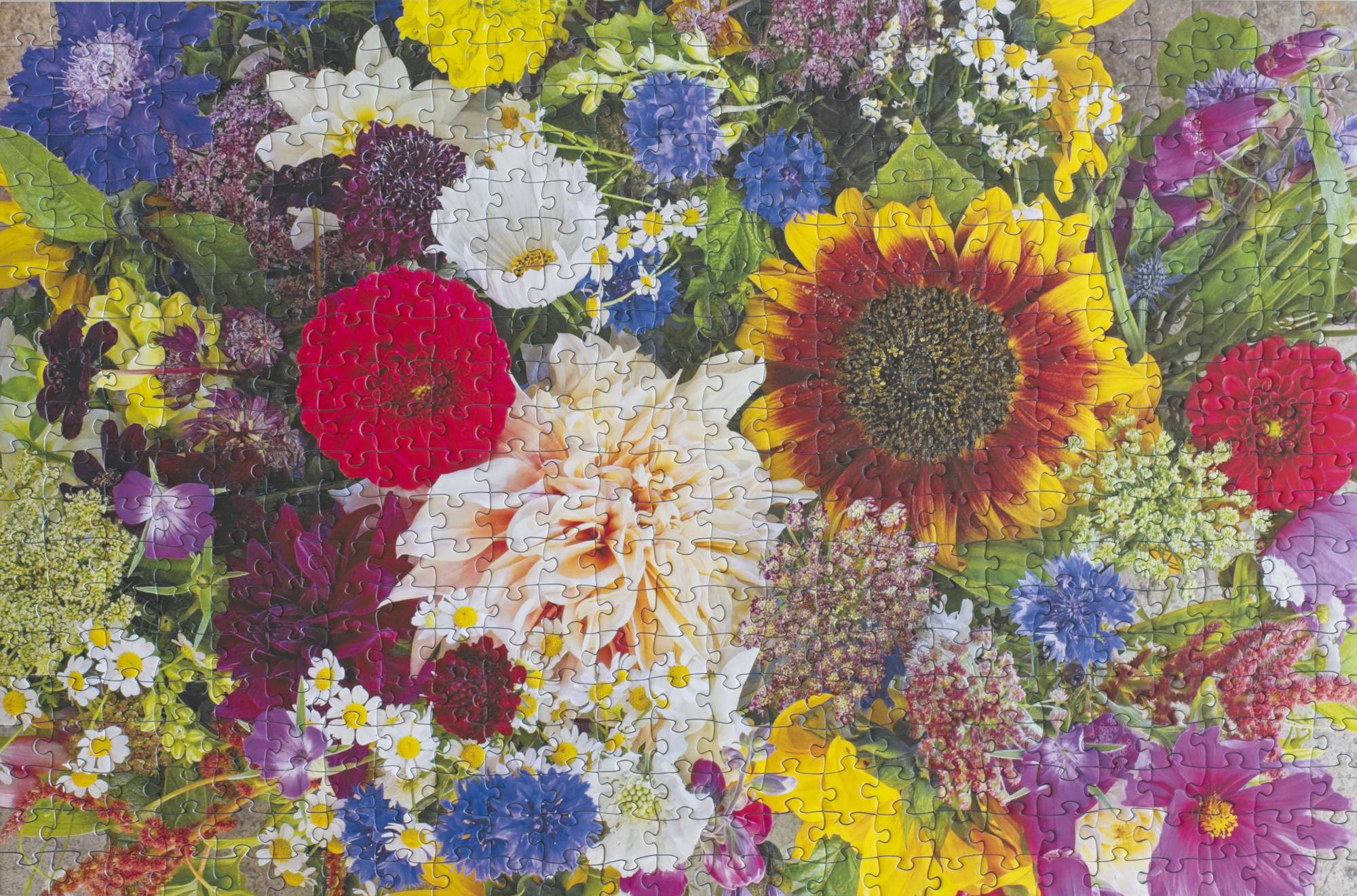 Boxcar Flower Farm Puzzle by DeAnna Tibbs – 500-Piece Floral Art
