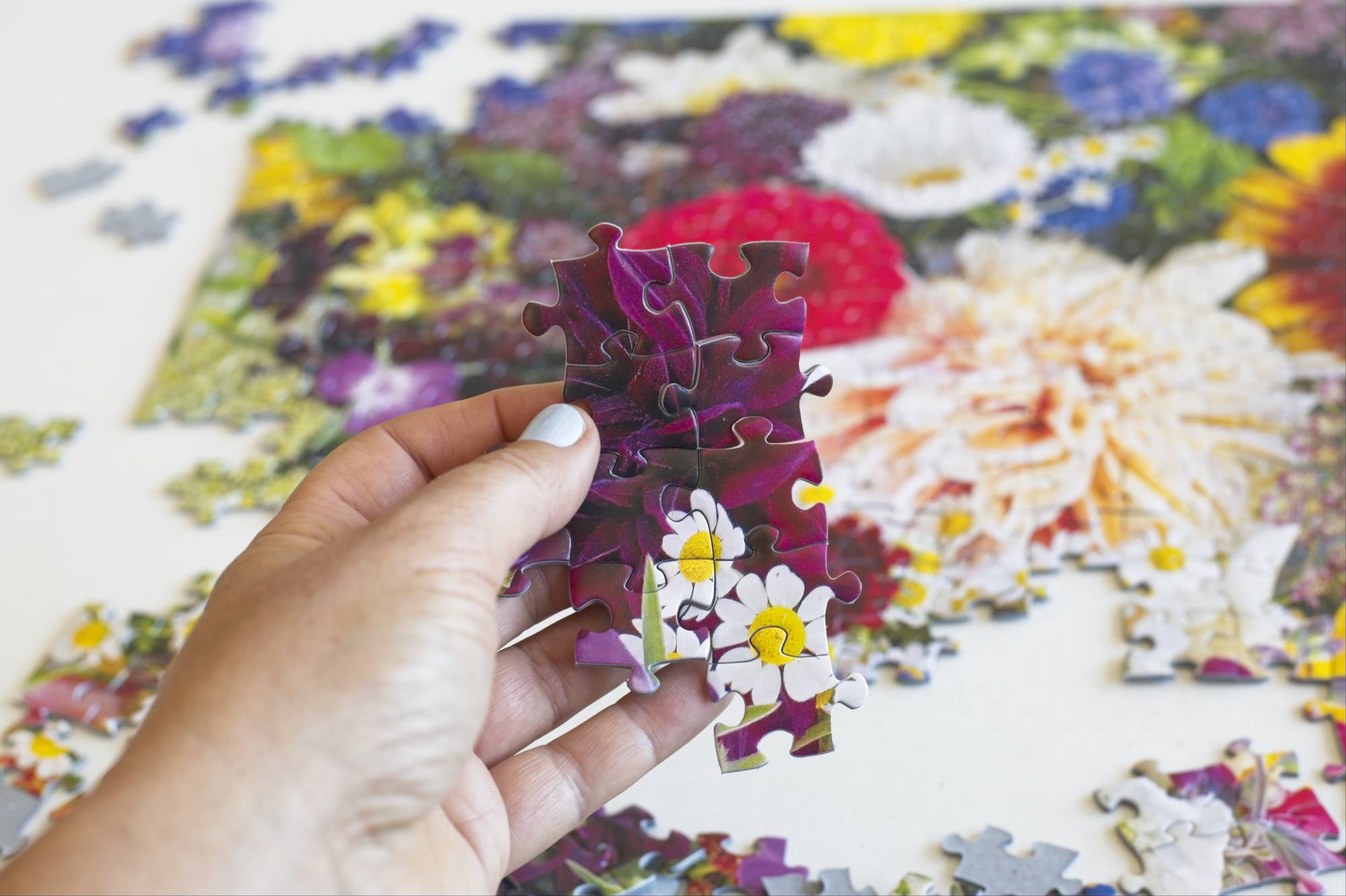 Boxcar Flower Farm Puzzle by DeAnna Tibbs – 500-Piece Floral Art 7