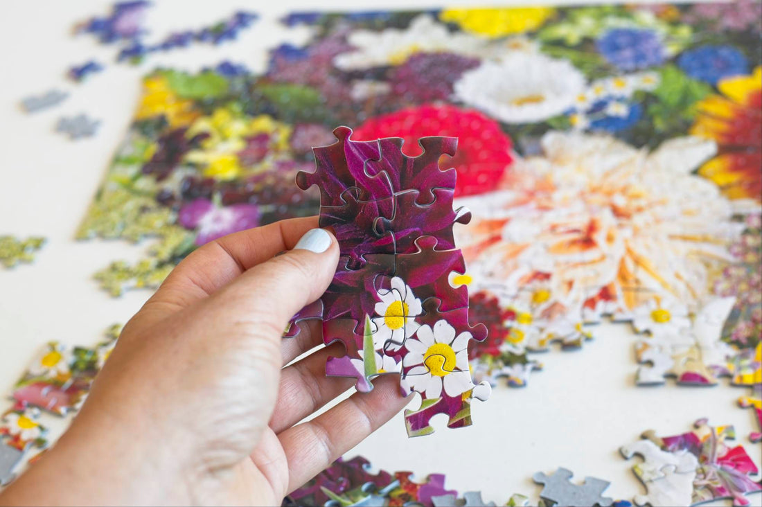 Boxcar Flower Farm Puzzle by DeAnna Tibbs – 500-Piece Floral Art 7