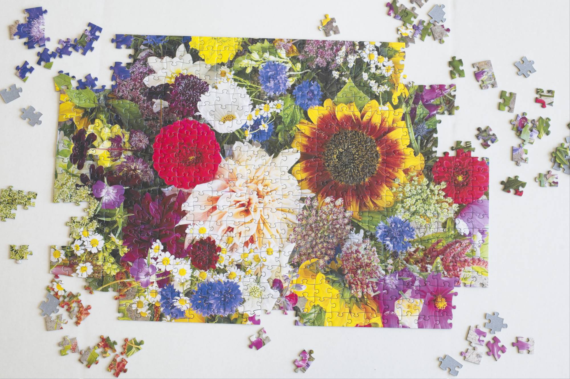 Boxcar Flower Farm Puzzle by DeAnna Tibbs – 500-Piece Floral Art 9
