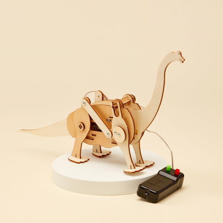 Dinosaur Robot Brachiosaurus DIY Kit, Educational STEM Toy 2