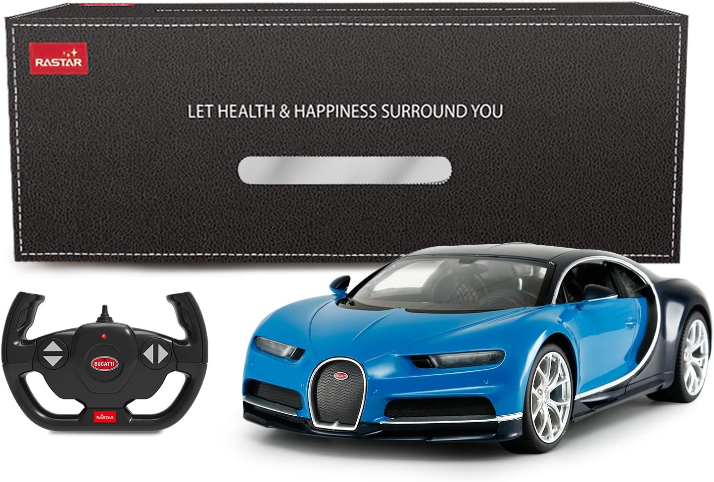 Bugatti Chiron (Blue) 1:14 Scale Remote Control Car by Rastar RAS75700B 8