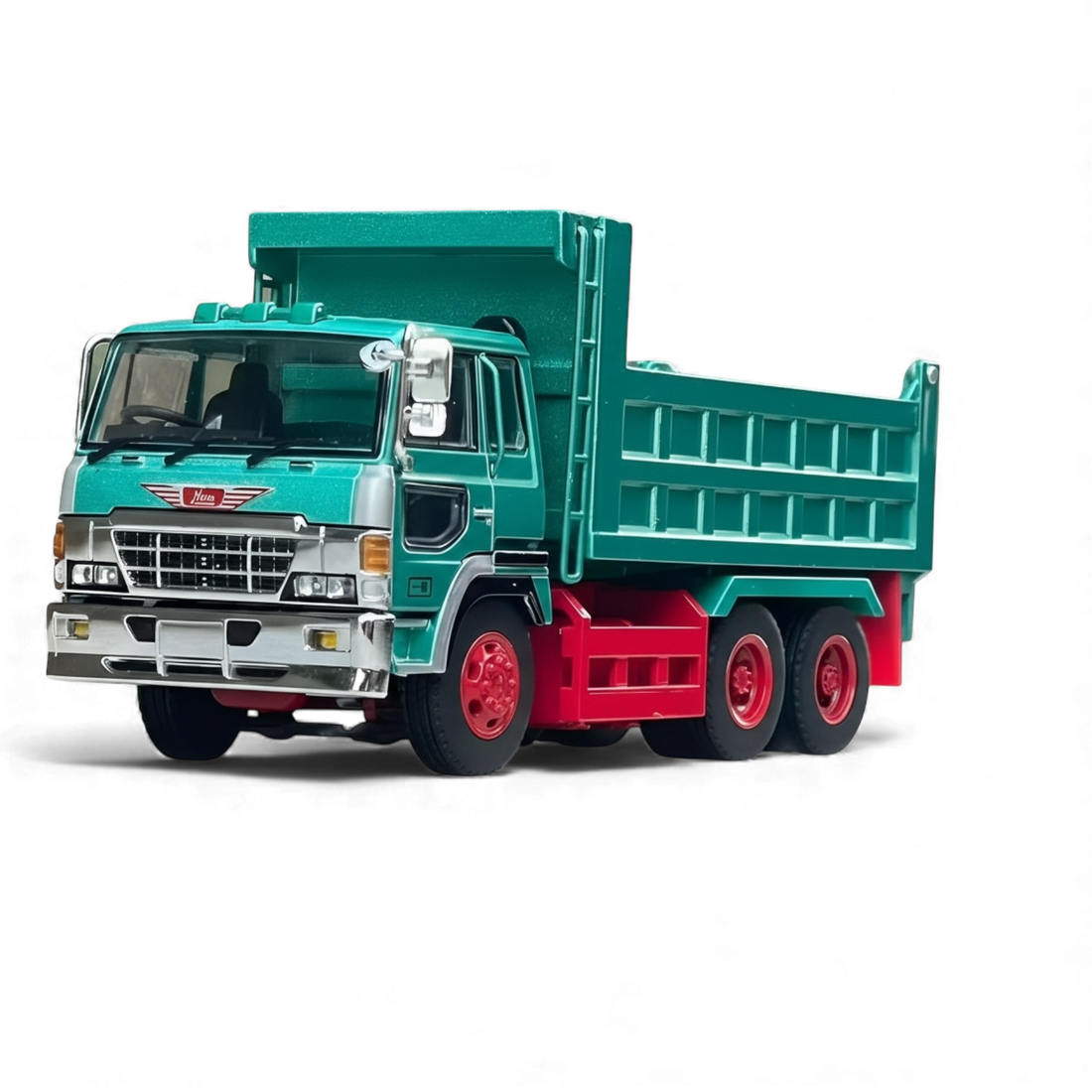 Hino Super Dolphin Dump Truck Green 1:64 by DBGT 4