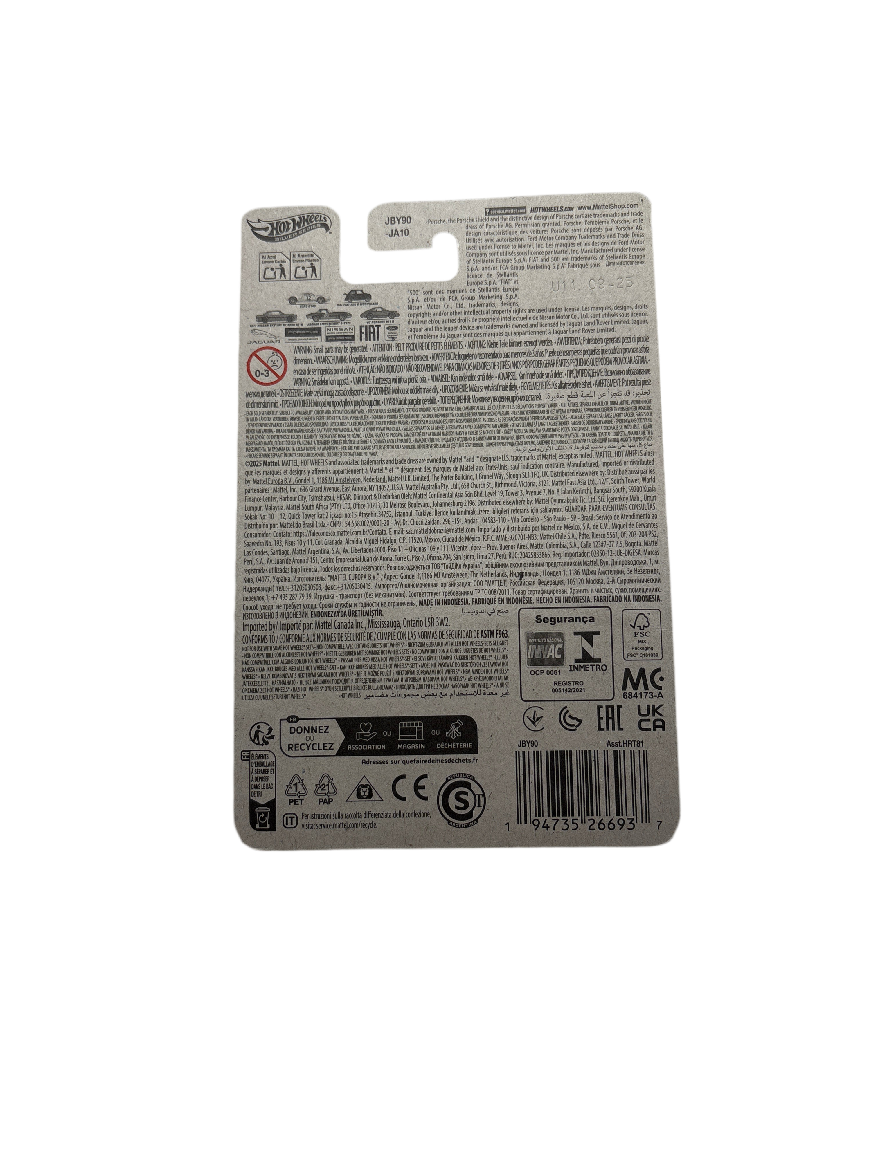 Hot Wheels Jaguar Lightweight E-Type Diecast Blue 2