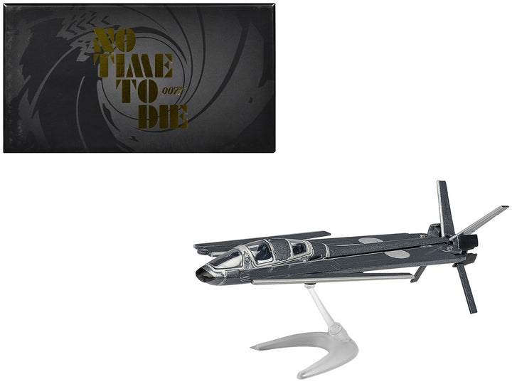 Q Glider Gray Metallic James Bond 007 "No Time To Die" (2021) Movie Diecast Model by Corgi-0