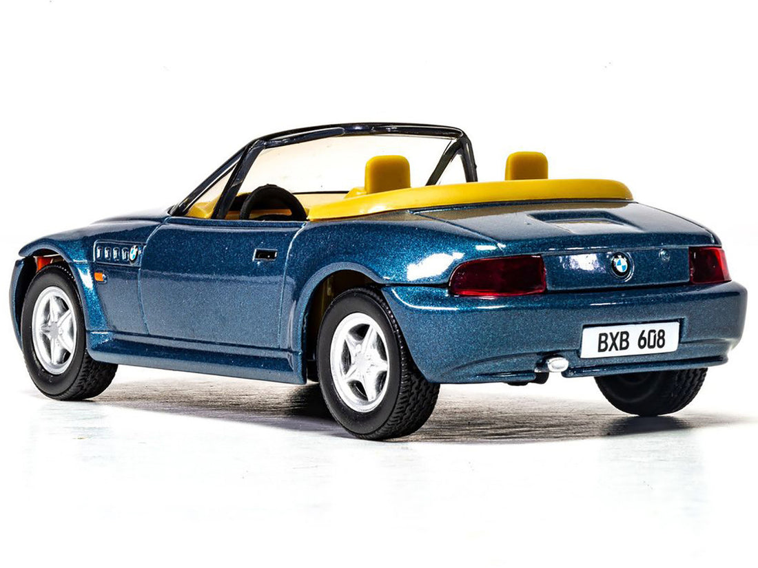 BMW Z3 Roadster Blue Metallic James Bond 007 "GoldenEye" (1995) Movie Diecast Model Car by Corgi-2