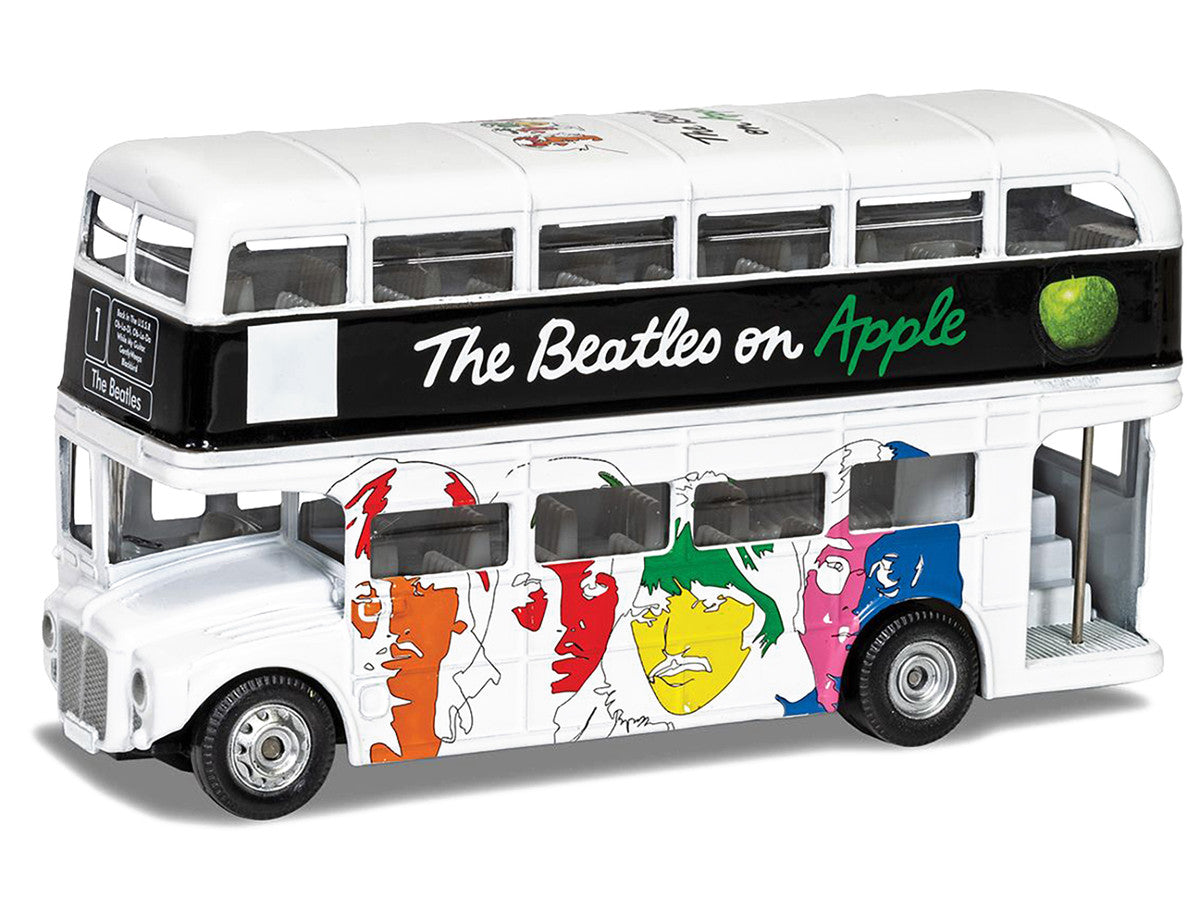 The Beatles London Double Decker Bus "The White Album" White Diecast Model Car by Corgi 2